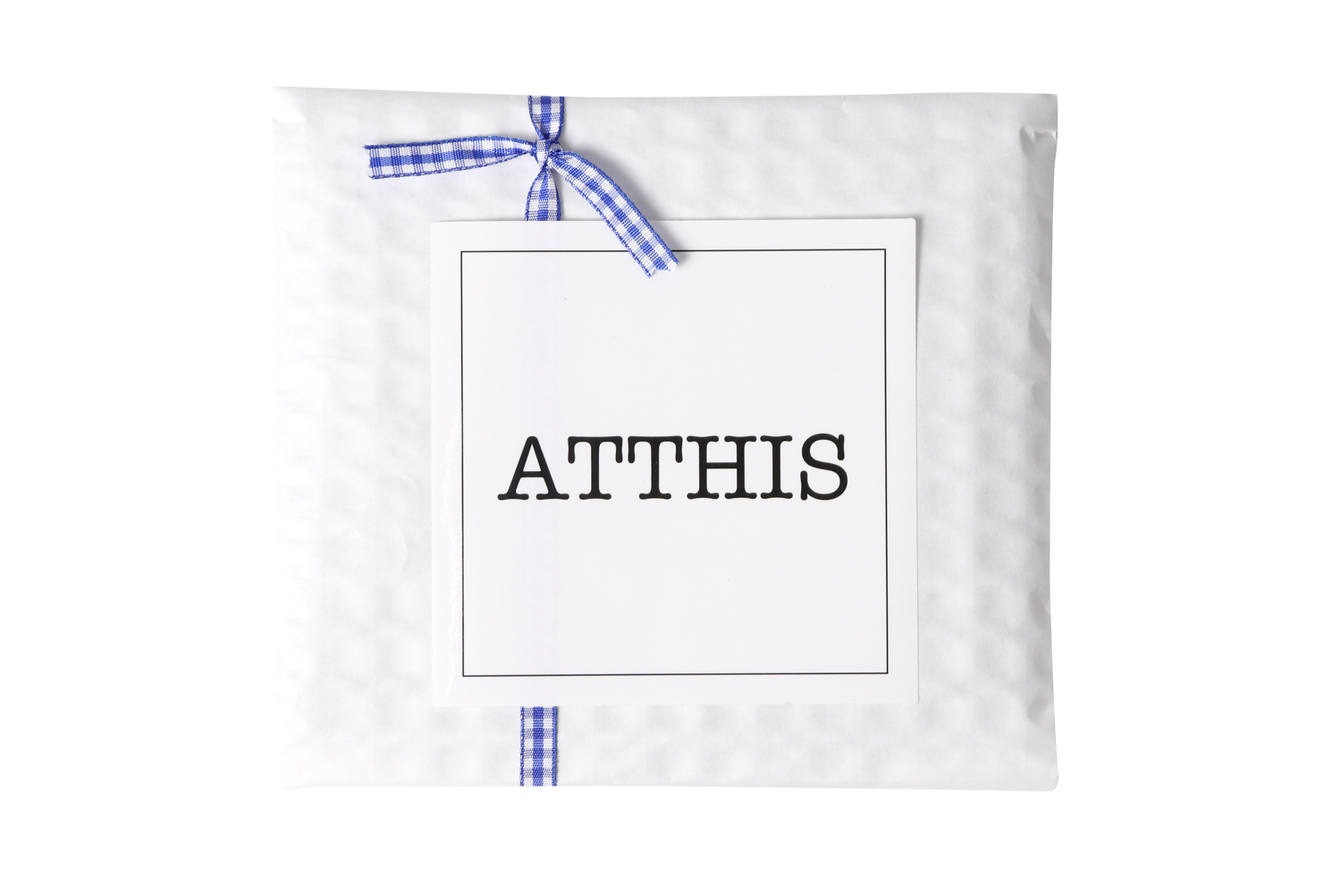 Cushion cover gingham check blue