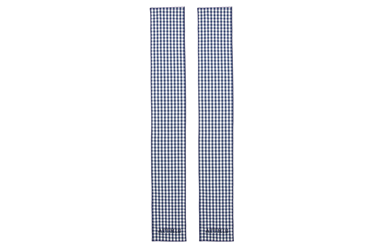 Ribbon gingham check blue