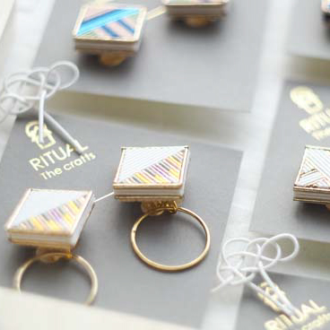 イヤリング-square Hoop ZS