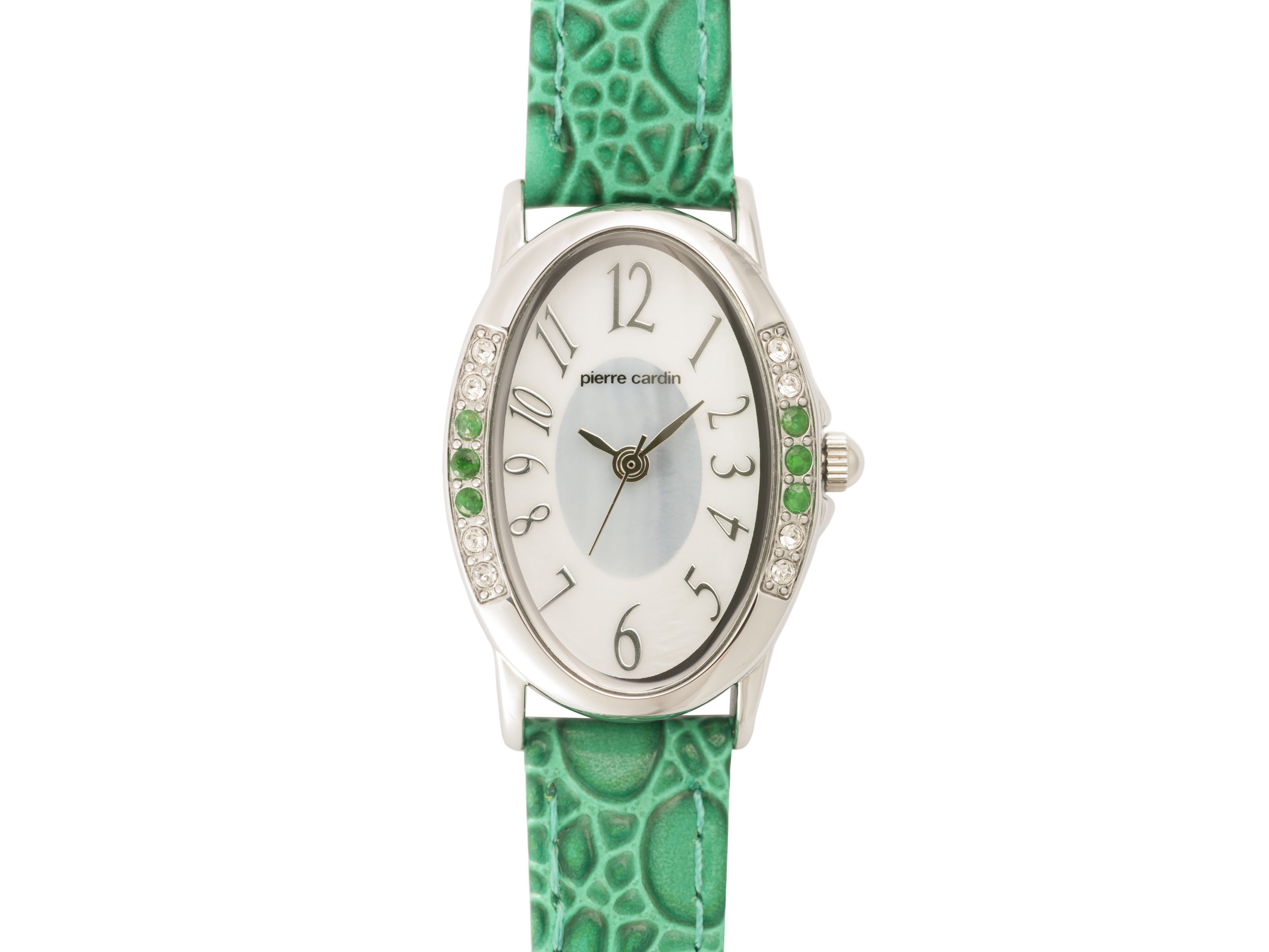 腕時計 ソーラー 天然石6P レディース