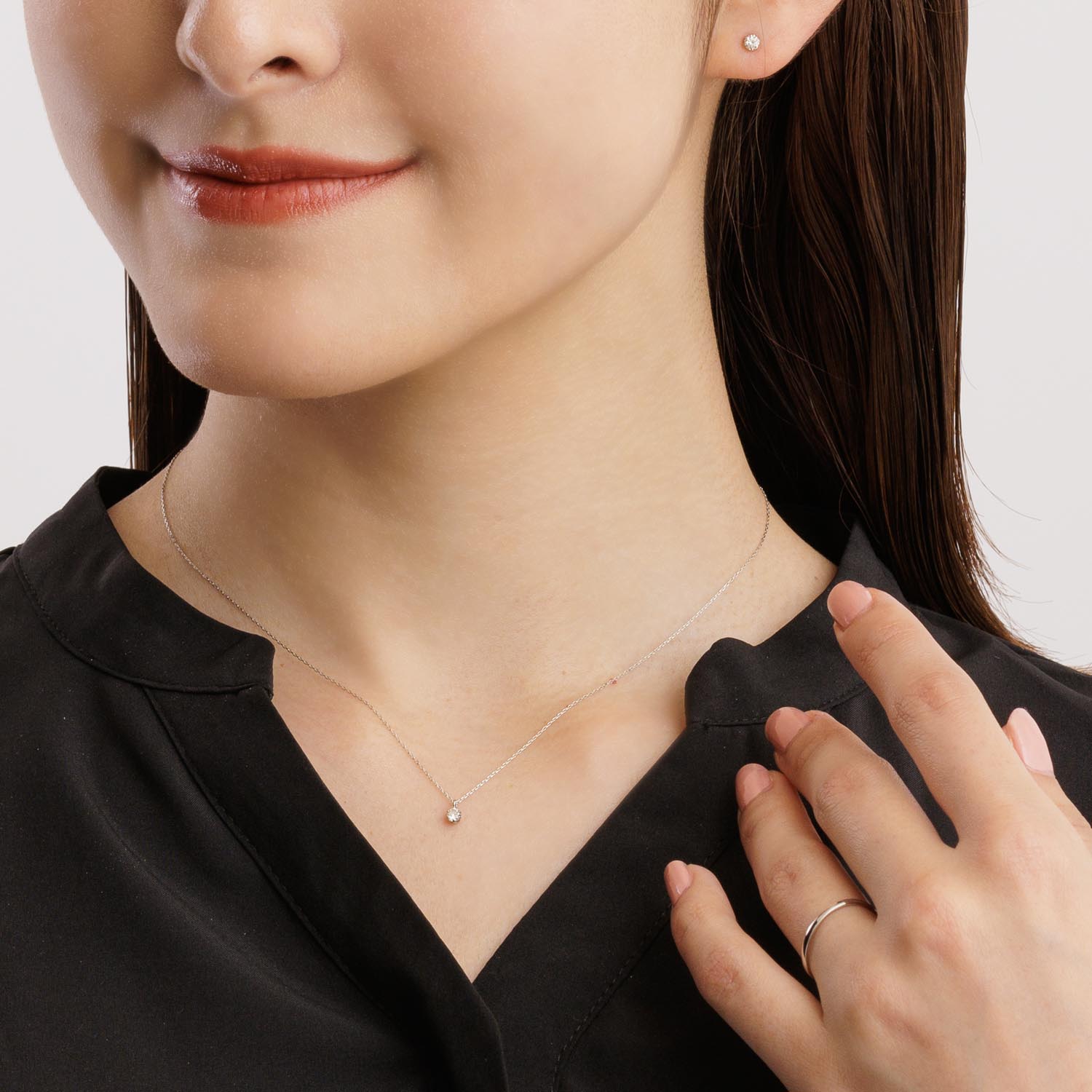 プラチナ ダイヤモンドネックレス