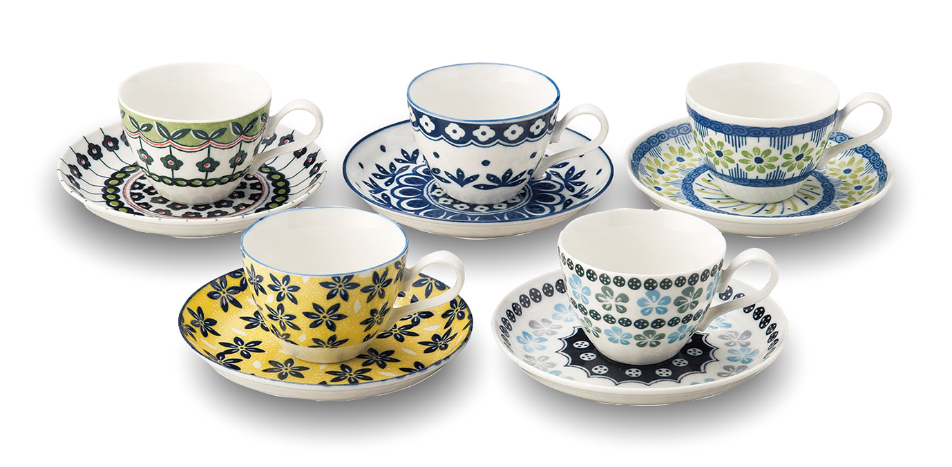 ポタリーフィールド コーヒー碗皿揃（7-1830）