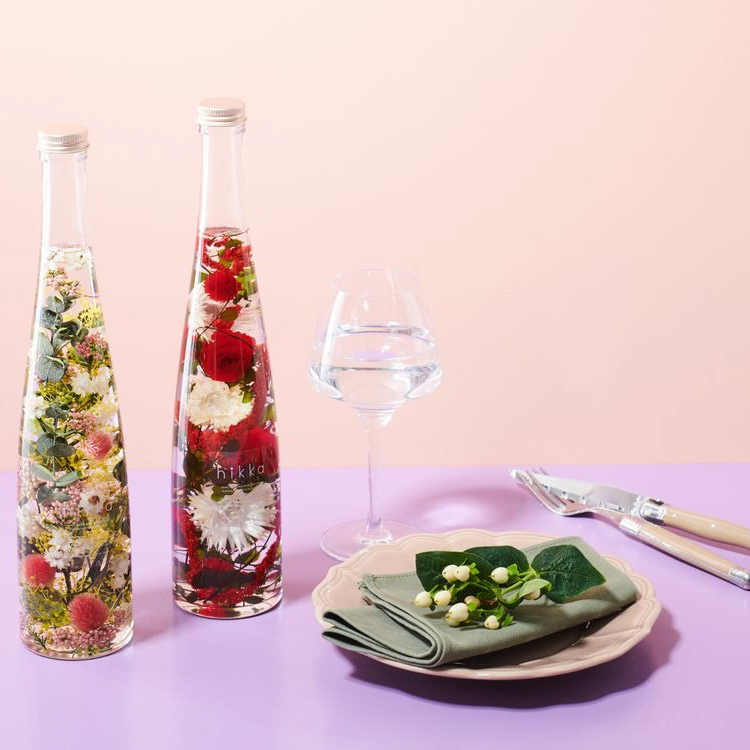 ハーバリウム　ワインボトル