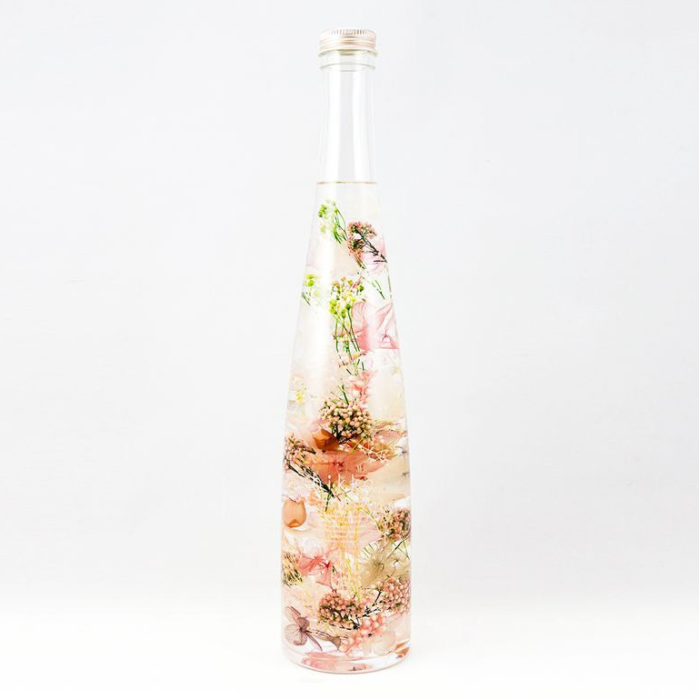 ハーバリウム　ワインボトル