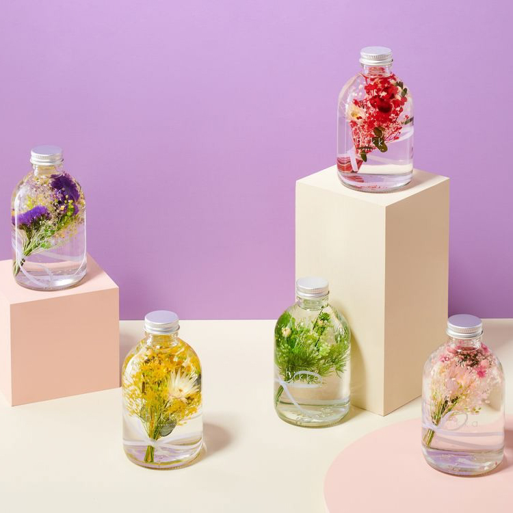 ハーバリウム　ミニブーケボトル