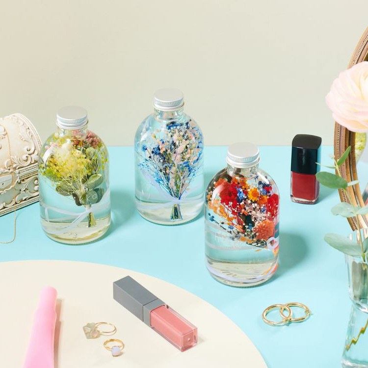 ハーバリウム　ミニブーケボトル