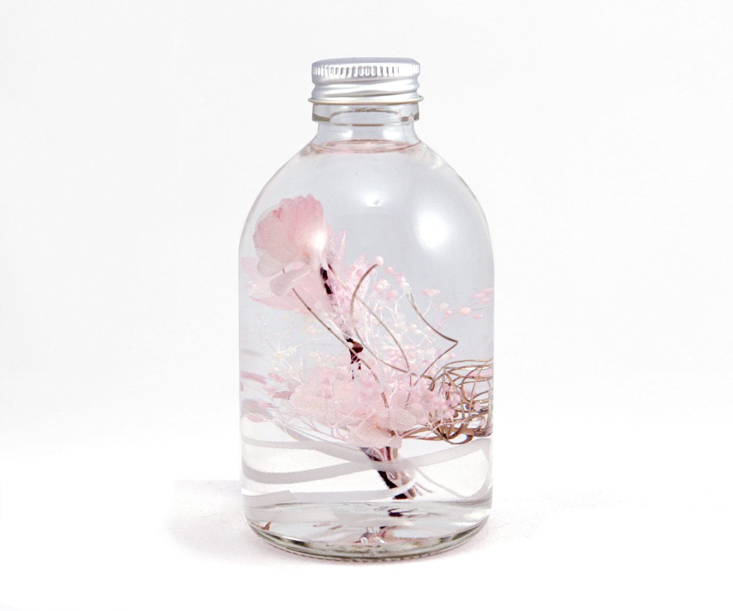 ハーバリウム　ミニブーケボトル（限定カラー）