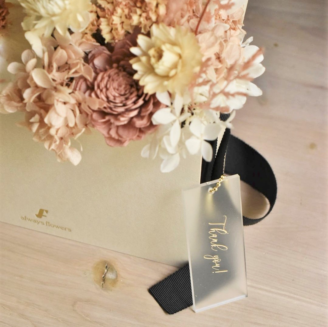 Flower BAG Pink／フラワーバッグアレンジ　ピンク