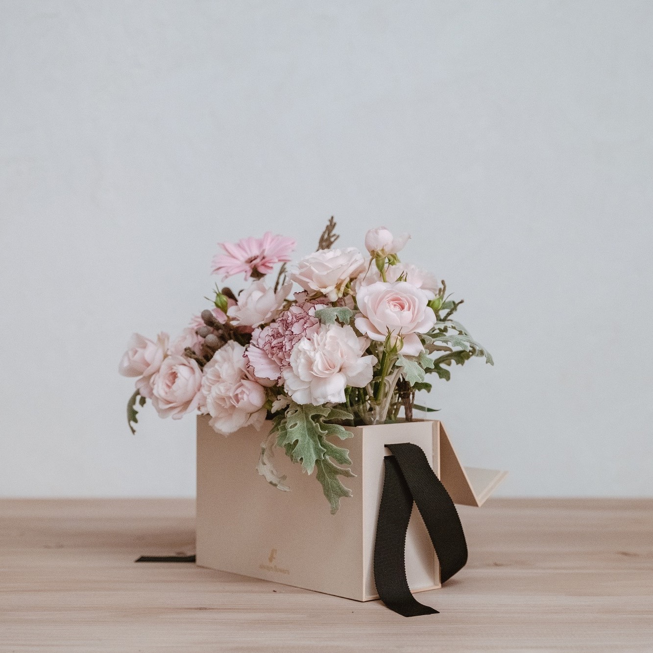 Flower BAG Pink／フラワーバッグアレンジ　ピンク