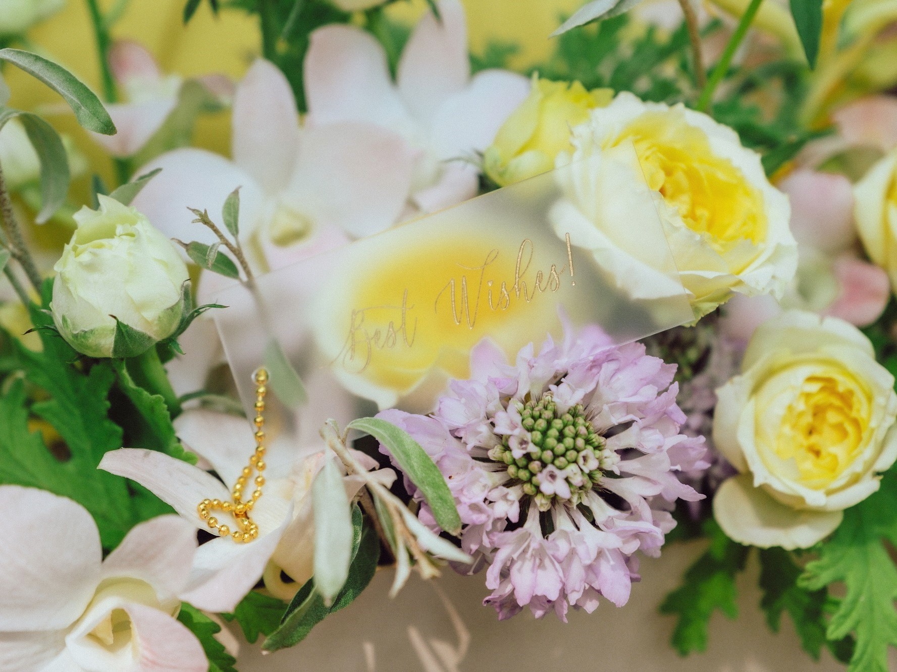 Flower BAG Yellow／フラワーバッグアレンジ　イエロー