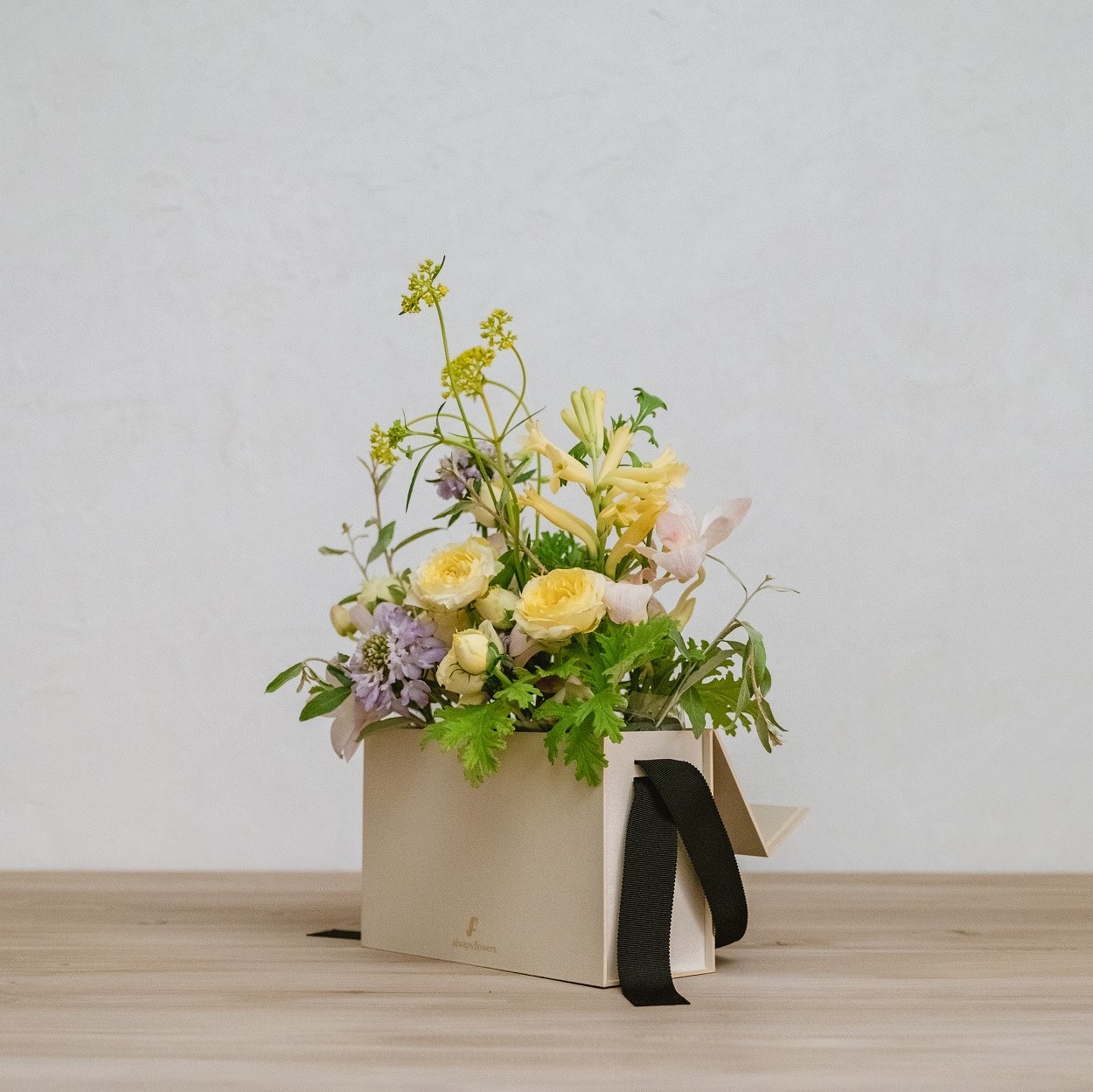 Flower BAG Yellow／フラワーバッグアレンジ　イエロー