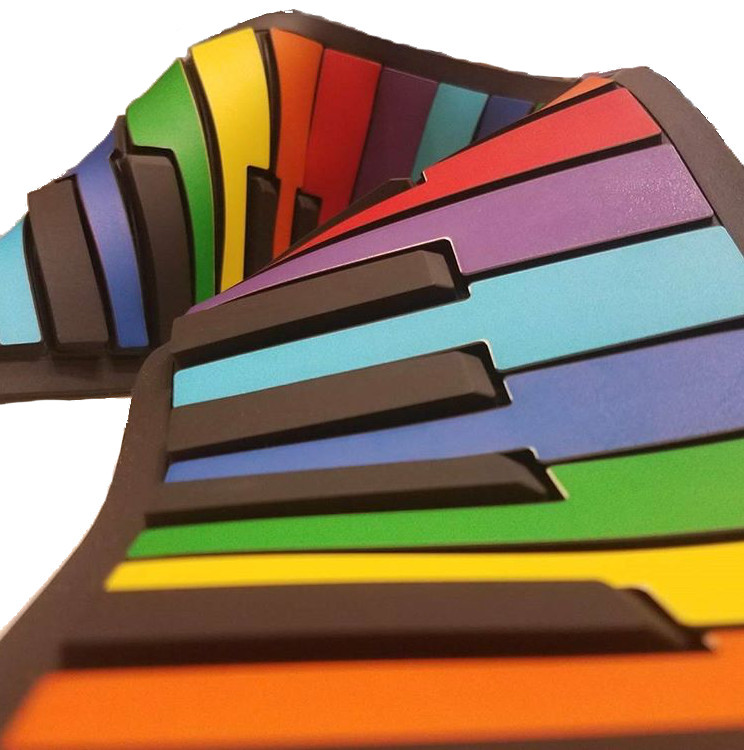 レインボーピアノ