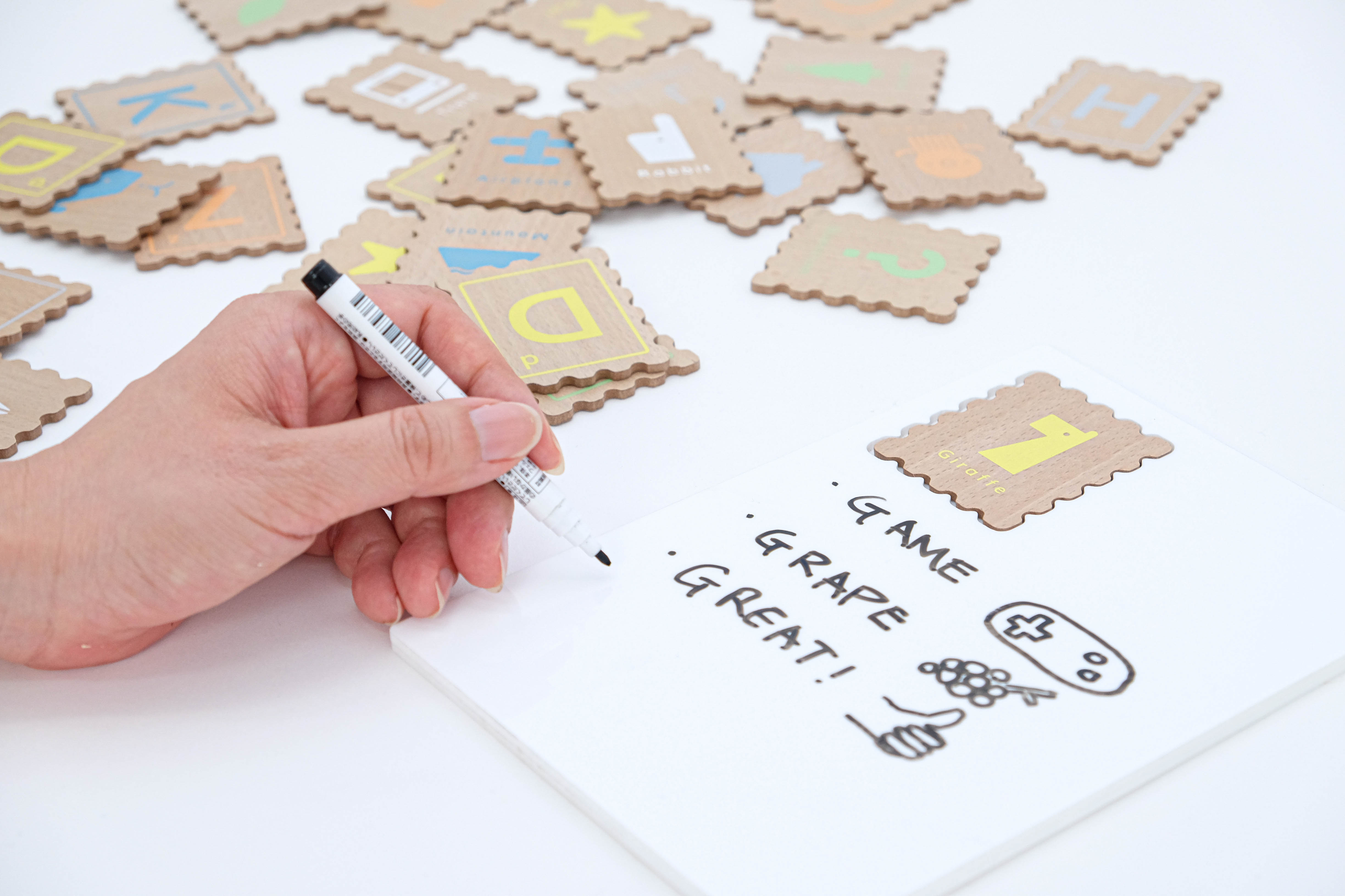 ひらがなbiscuit & ABC stamp