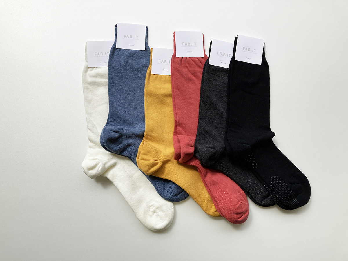 ロング丈ハイゲージプレーンソックスChet FI-001