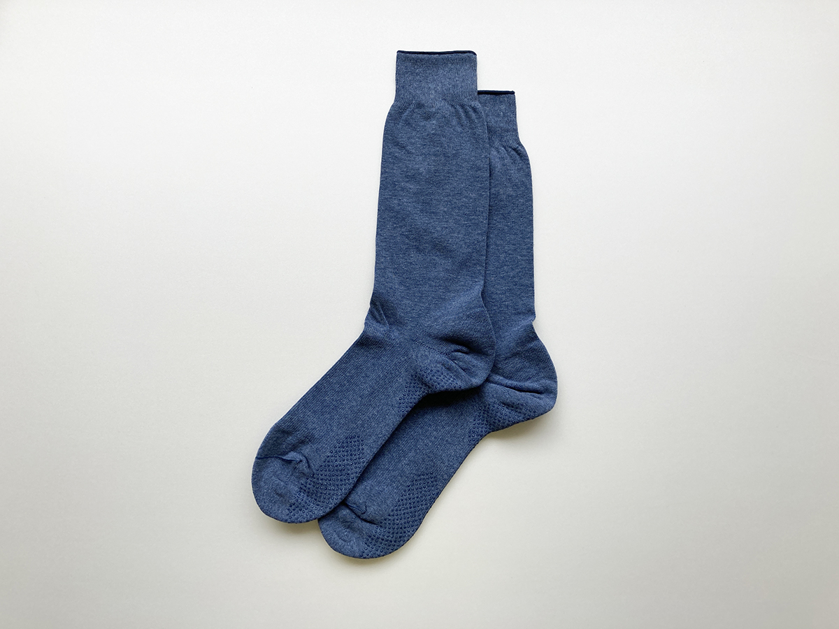 ロング丈ハイゲージプレーンソックスChet FI-001