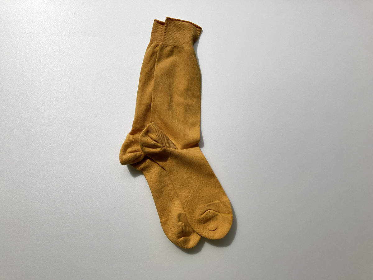 ロング丈ハイゲージプレーンソックスChet FI-001