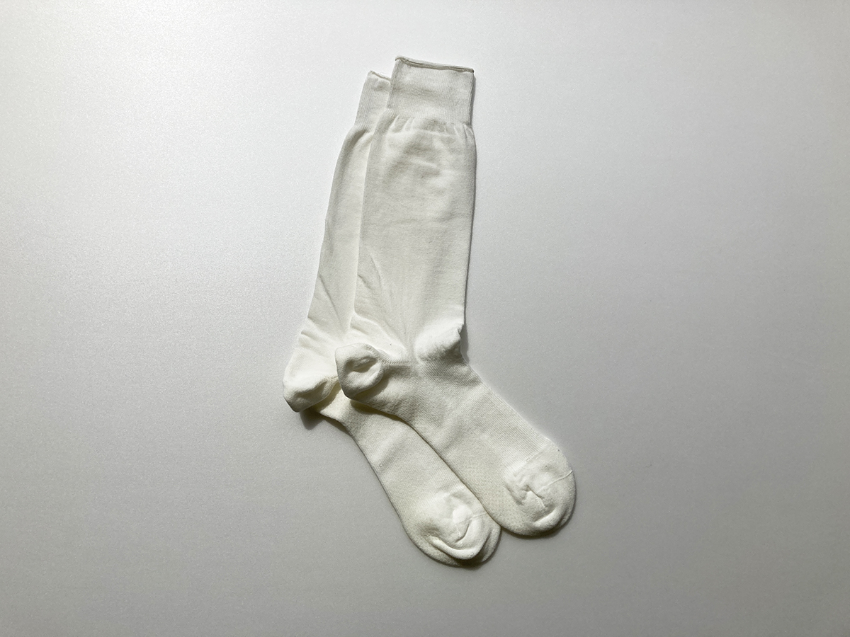 ロング丈ハイゲージプレーンソックスChet FI-001