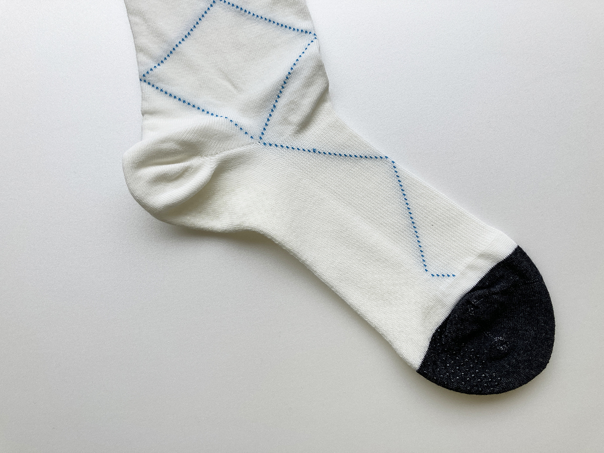 ロング丈ハイゲージアーガイルソックスHerbie FI-007