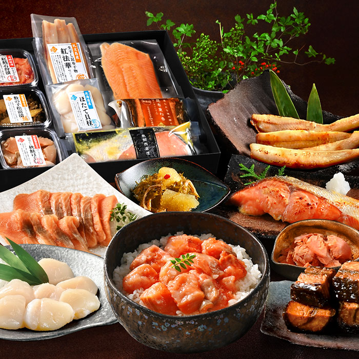 北海道海鮮8点セット NAGOMI | 島の人のプレゼント・ギフト通販 | TANP