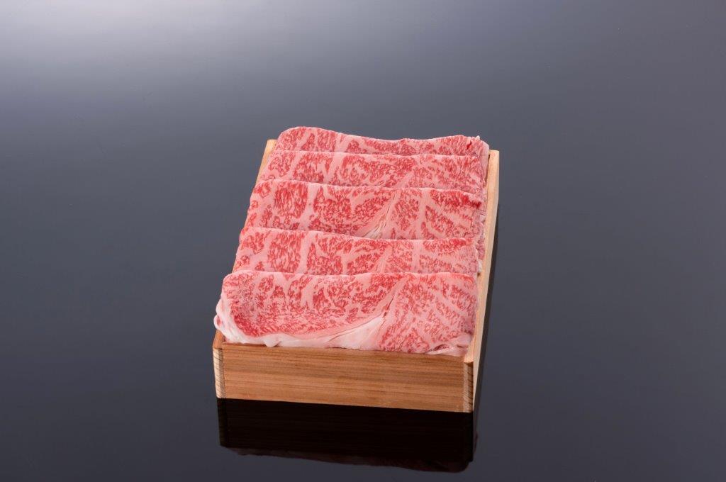 松阪牛すき焼き用（ロース）・鋤焼き割りしたセット