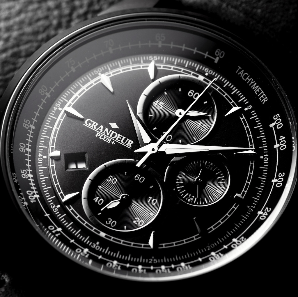 VINCERO WATCHES クロノグラフ 時計 替えレザーストラップ2本付き 極美 