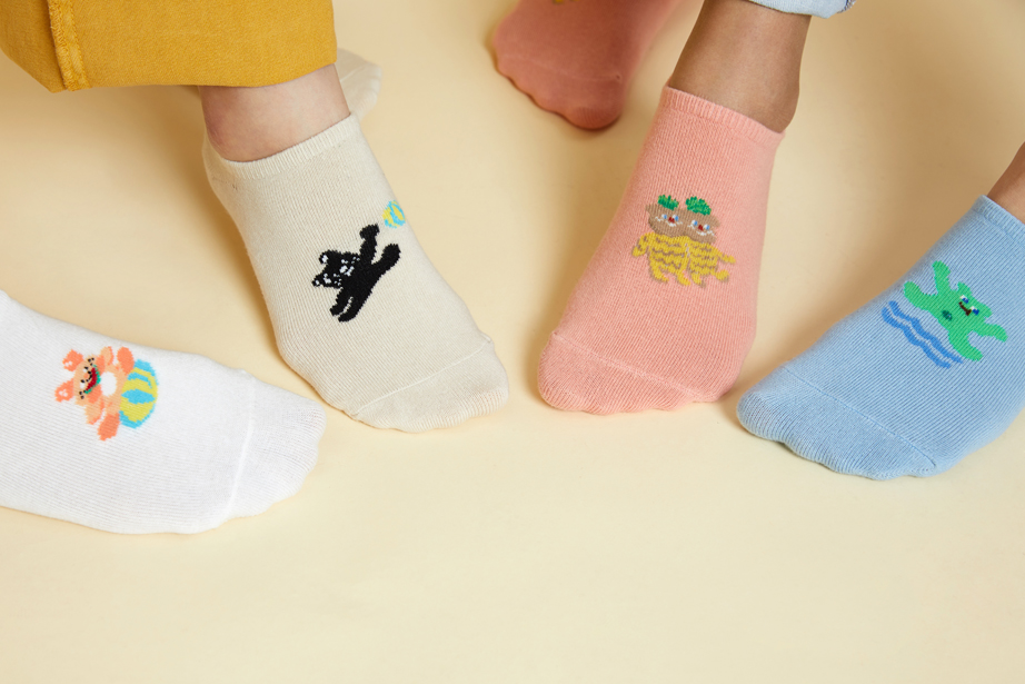 スローコースター フットカバーシリーズ22.5-27.5cm ユニセックスフリーサイズ｜ソックス