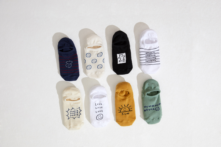 イナパスクエア フットカバーシリーズ22.5-27.5cm ユニセックスフリーサイズ｜ソックス