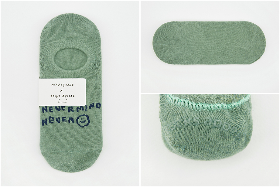 イナパスクエア フットカバーシリーズ22.5-27.5cm ユニセックスフリーサイズ｜ソックス