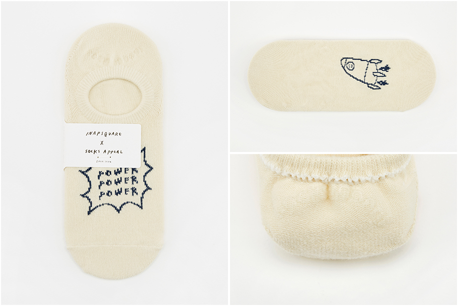 イナパスクエア フットカバーシリーズ22.5-27.5cm ユニセックスフリーサイズ｜ソックス