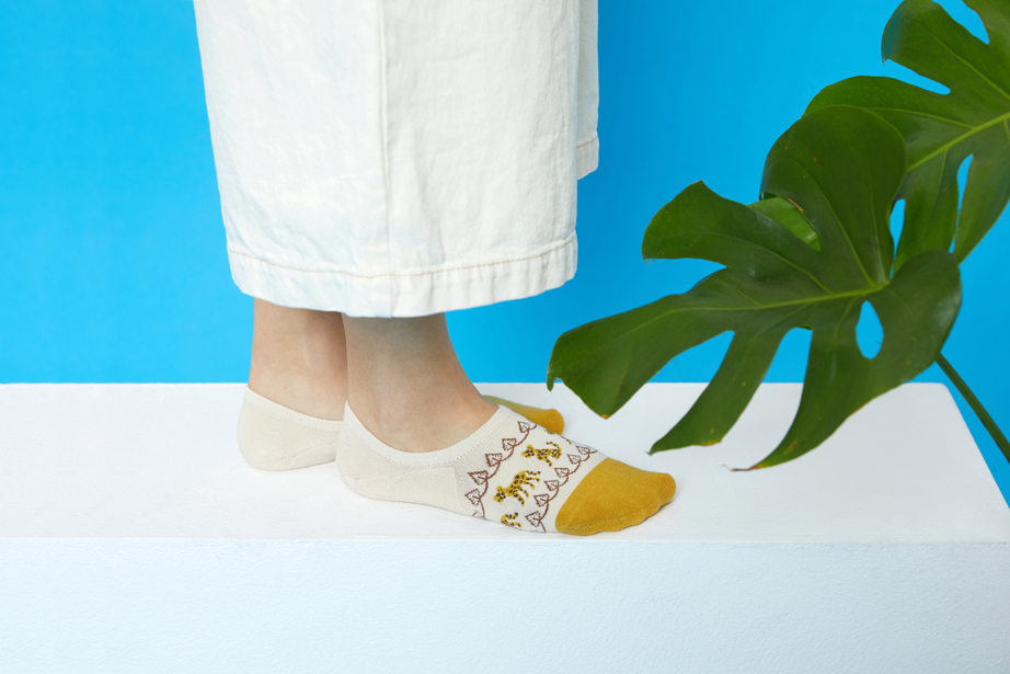 ジャングルフレンズ フットカバーシリーズ22.5-27.5cm ユニセックスフリーサイズ｜ソックス