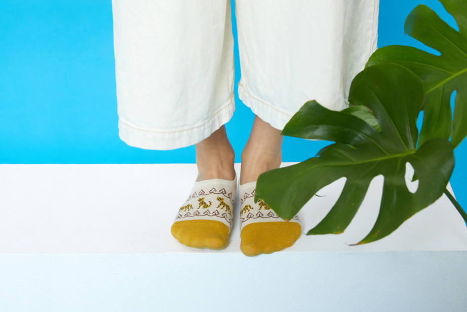 ジャングルフレンズ フットカバーシリーズ22.5-27.5cm ユニセックスフリーサイズ｜ソックス