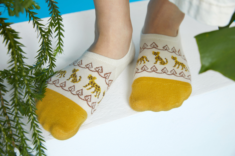 ジャングルフレンズ フットカバーシリーズ22.5-27.5cm ユニセックスフリーサイズ｜ソックス