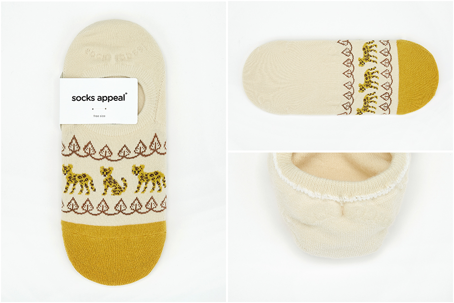 ジャングルフレンズ フットカバーシリーズ22.5-27.5cm ユニセックスフリーサイズ｜ソックス