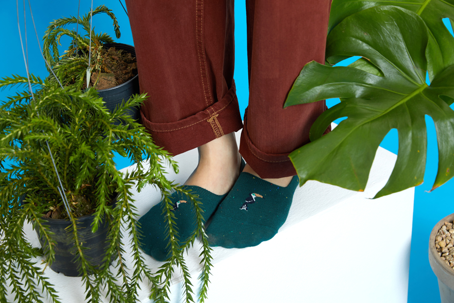 ジャングルフレンズ フットカバーシリーズ22.5-27.5cm ユニセックスフリーサイズ｜ソックス