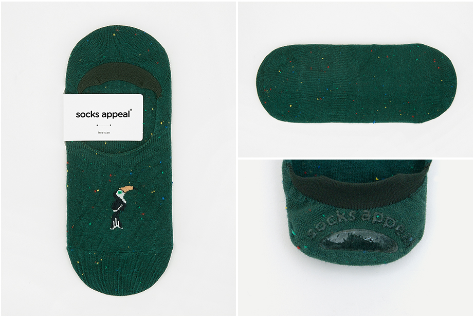 ジャングルフレンズ フットカバーシリーズ22.5-27.5cm ユニセックスフリーサイズ｜ソックス