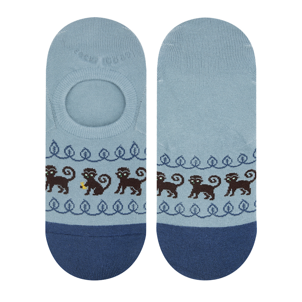 ジャングルフレンズ フットカバーシリーズ22.5-27.5cm ユニセックスフリーサイズ｜ソックス