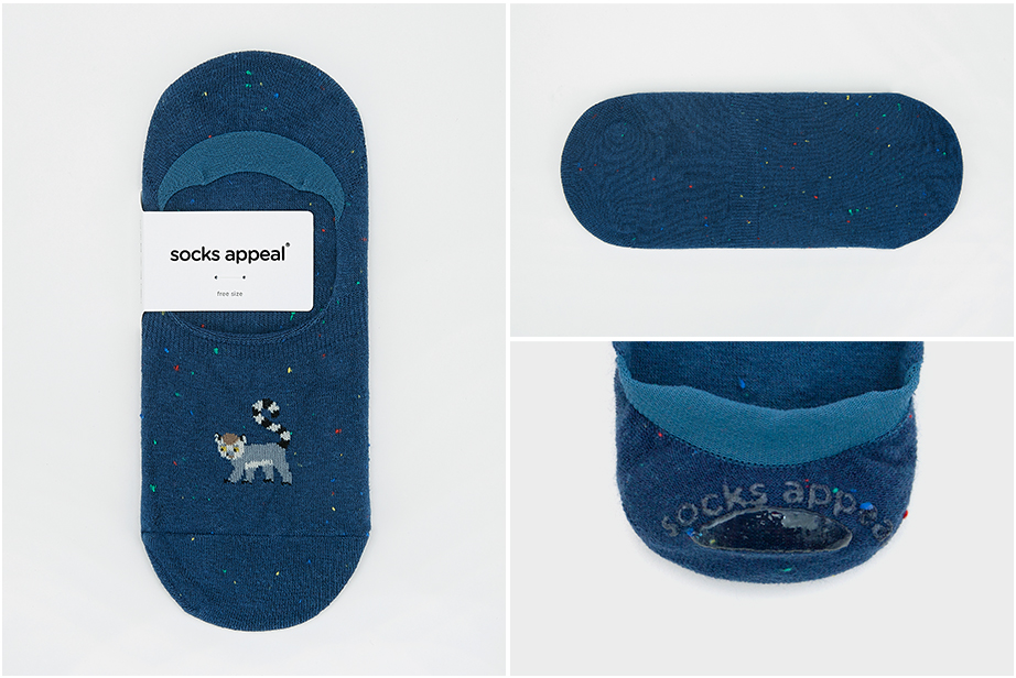 ジャングルフレンズ フットカバーシリーズ22.5-27.5cm ユニセックスフリーサイズ｜ソックス