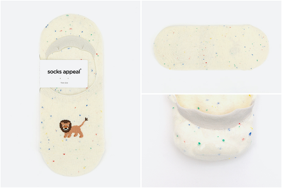 ジャングルフレンズ フットカバーシリーズ22.5-27.5cm ユニセックスフリーサイズ｜ソックス