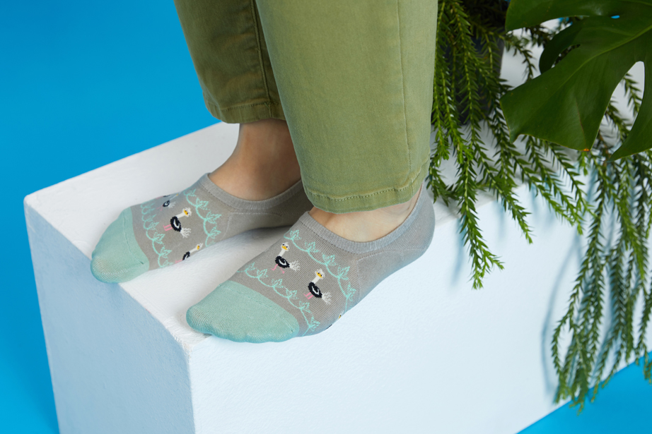 ジャングルフレンズ フットカバーシリーズ22.5-27.5cm ユニセックスフリーサイズ｜ソックス