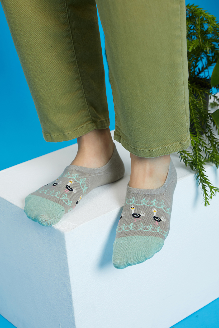 ジャングルフレンズ フットカバーシリーズ22.5-27.5cm ユニセックスフリーサイズ｜ソックス