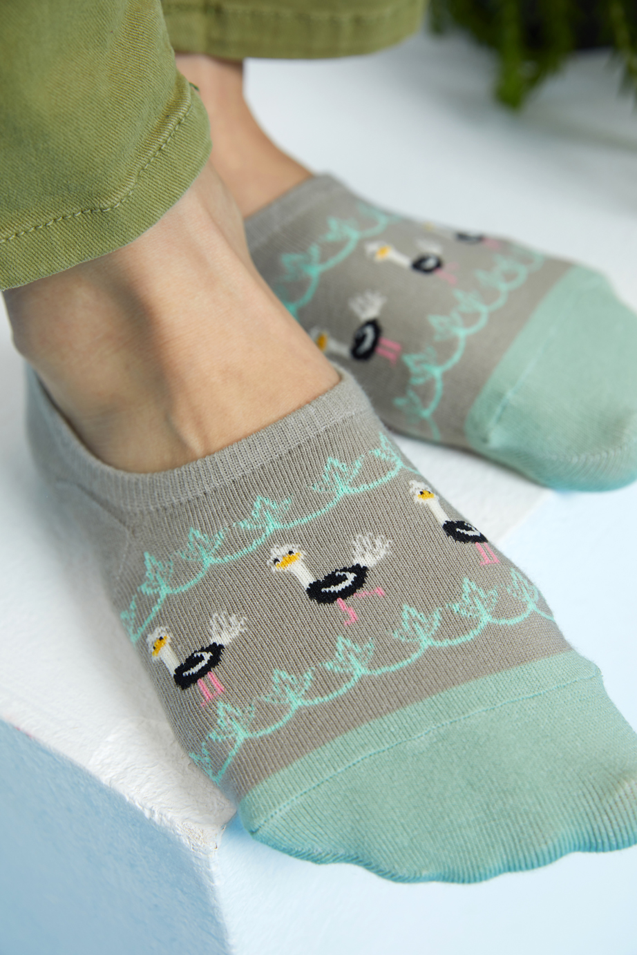 ジャングルフレンズ フットカバーシリーズ22.5-27.5cm ユニセックスフリーサイズ｜ソックス