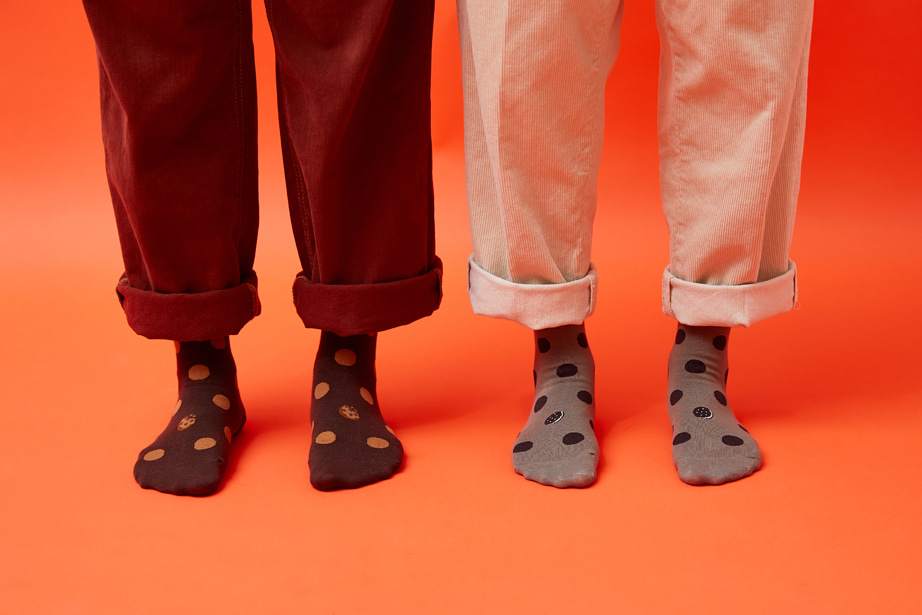 ドットシリーズ22.5-27.5cm ユニセックスフリーサイズ｜ソックス