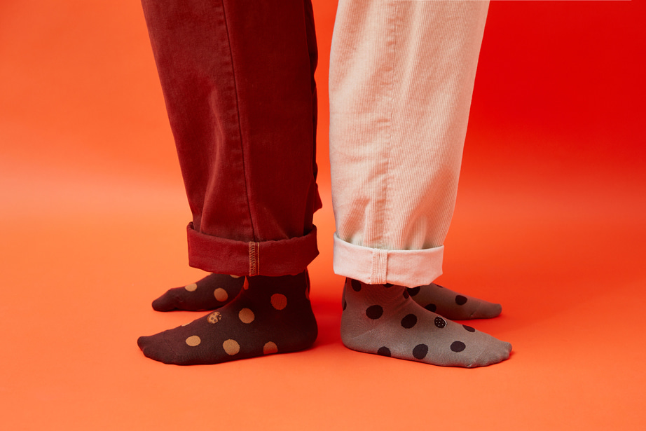 ドットシリーズ22.5-27.5cm ユニセックスフリーサイズ｜ソックス