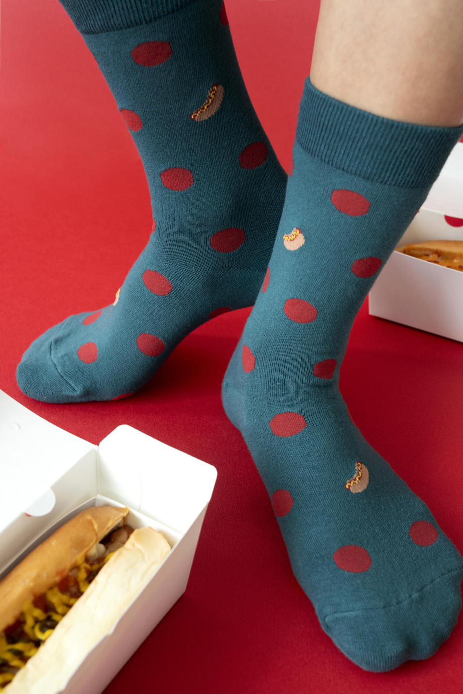 ドットシリーズ22.5-27.5cm ユニセックスフリーサイズ｜ソックス