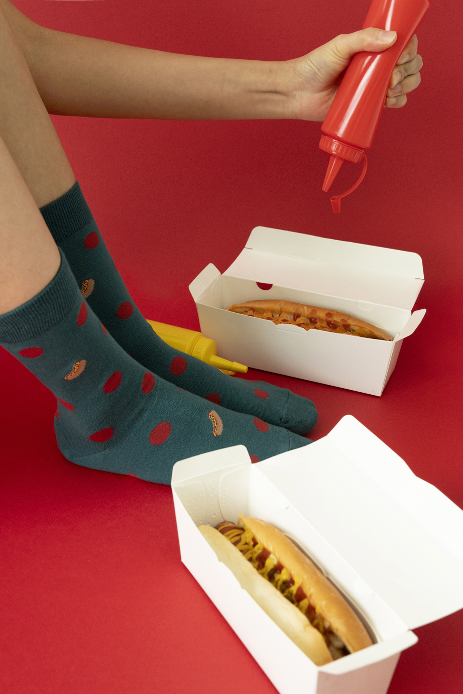 ドットシリーズ22.5-27.5cm ユニセックスフリーサイズ｜ソックス