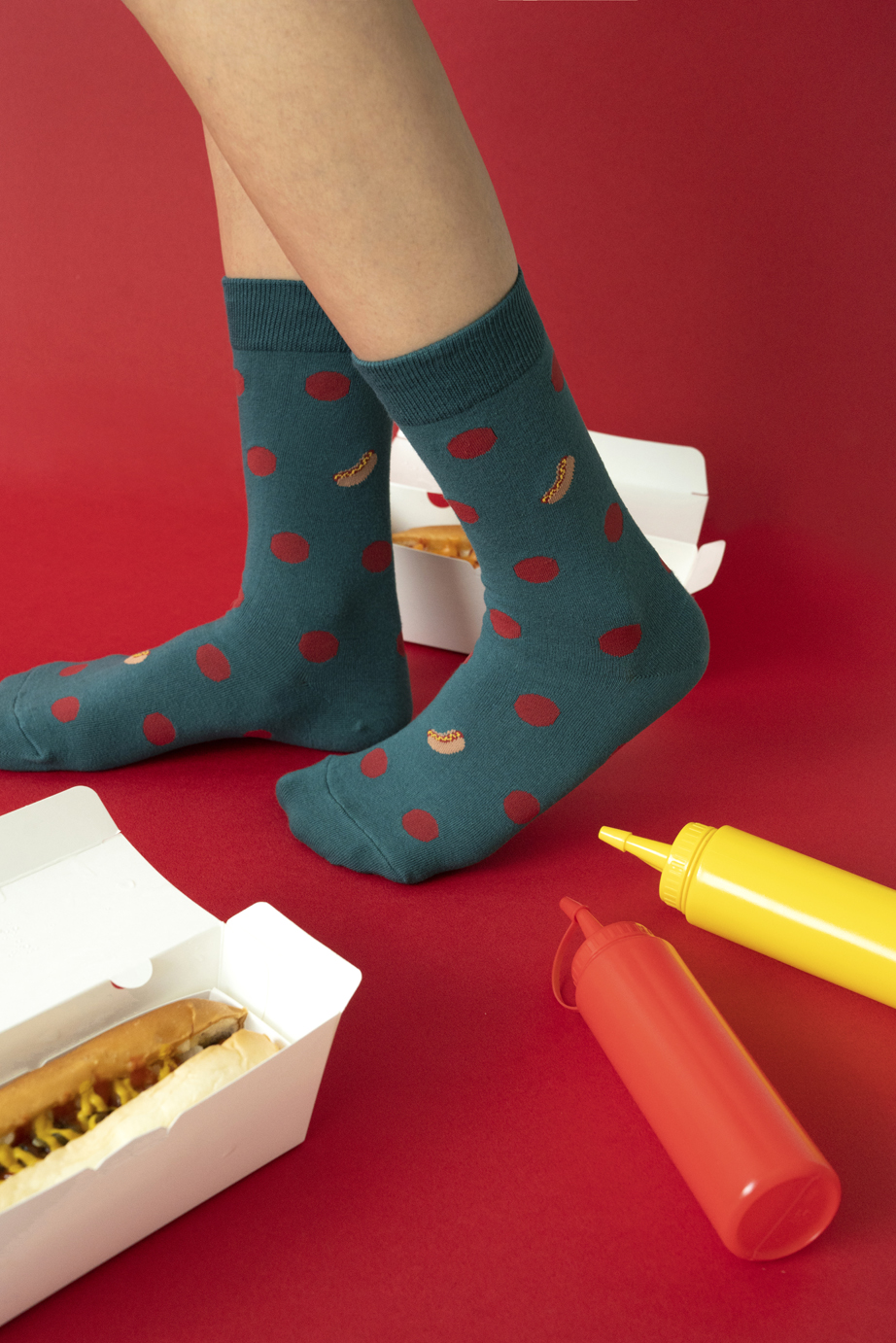 ドットシリーズ22.5-27.5cm ユニセックスフリーサイズ｜ソックス