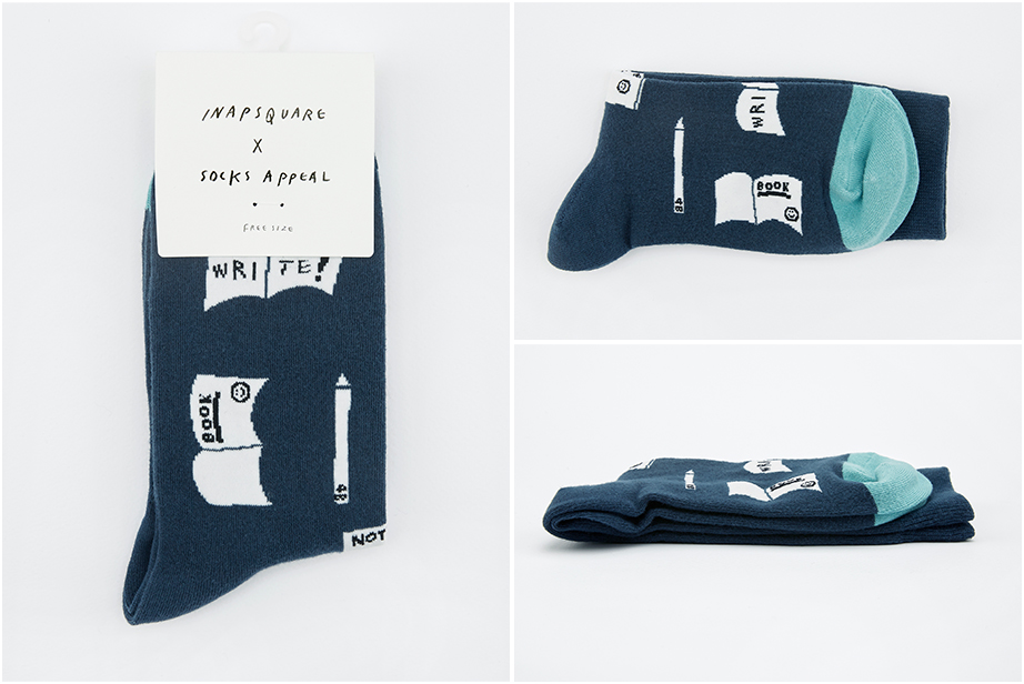 イナパスクエア シリーズ22.5-27.5cm ユニセックスフリーサイズ｜ソックス