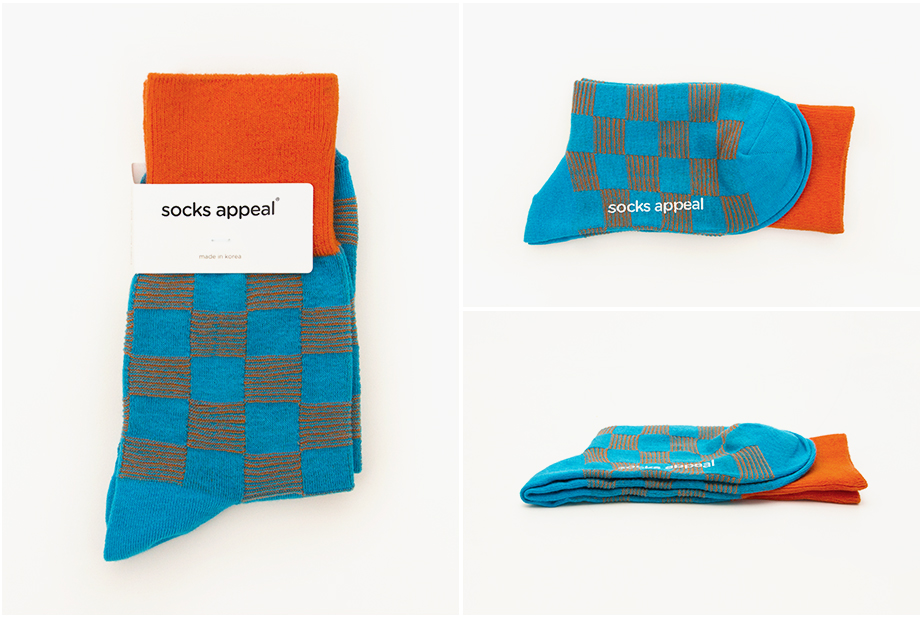 チェックシリーズ 22.5-27.5cm ユニセックスフリーサイズ｜ソックス