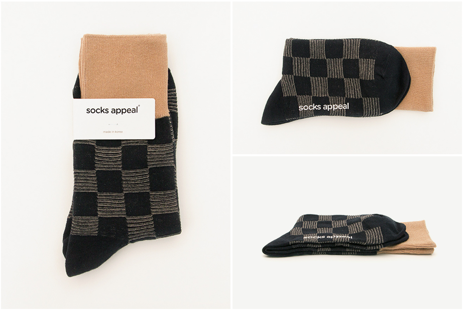 チェックシリーズ 22.5-27.5cm ユニセックスフリーサイズ｜ソックス