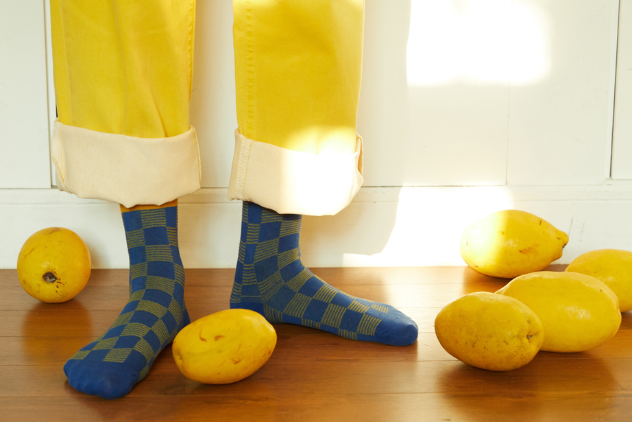 チェックシリーズ 22.5-27.5cm ユニセックスフリーサイズ｜ソックス